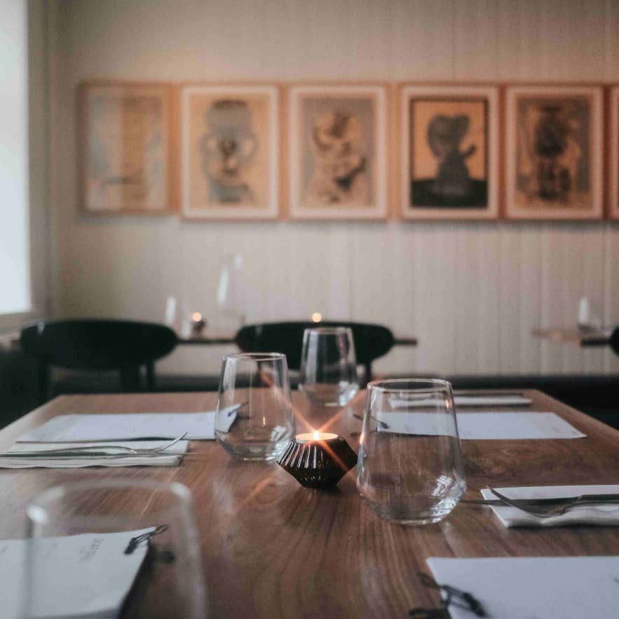 Skaftfell Bistro has a charming and cozy atmosphere.