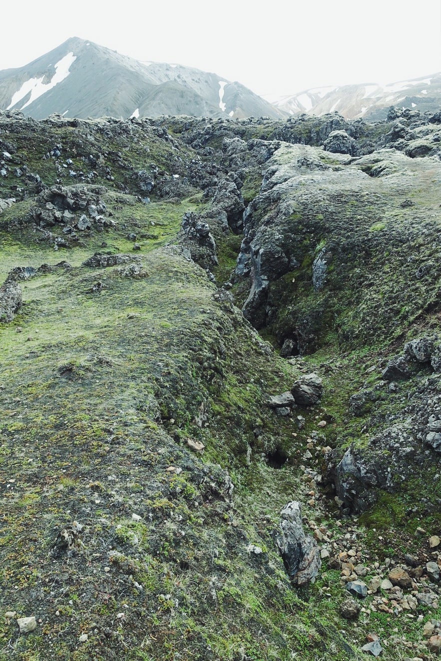 冰岛内陆高地兰德曼纳劳卡