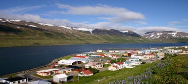 Suðureyri is an eco-friendly fishing village in the Westfjords of Iceland.