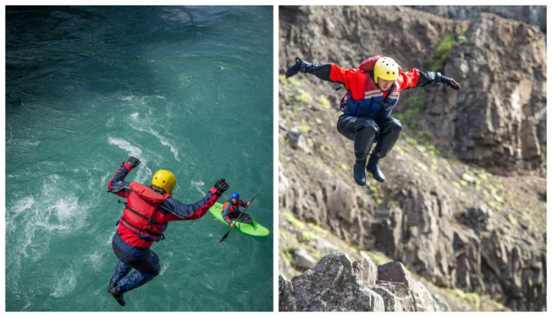 Cliff-jumping