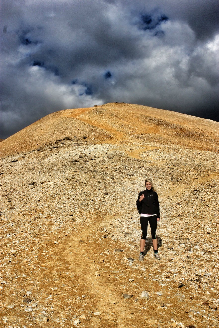 Hiking Moskardshnjukar Iceland