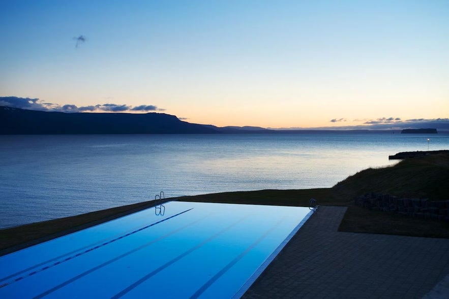 Hofsós, piscine dans le nord de l'Islande