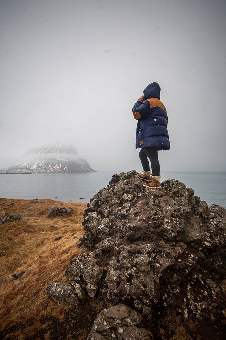 Hiver quelque part dans les fjords de l'ouest