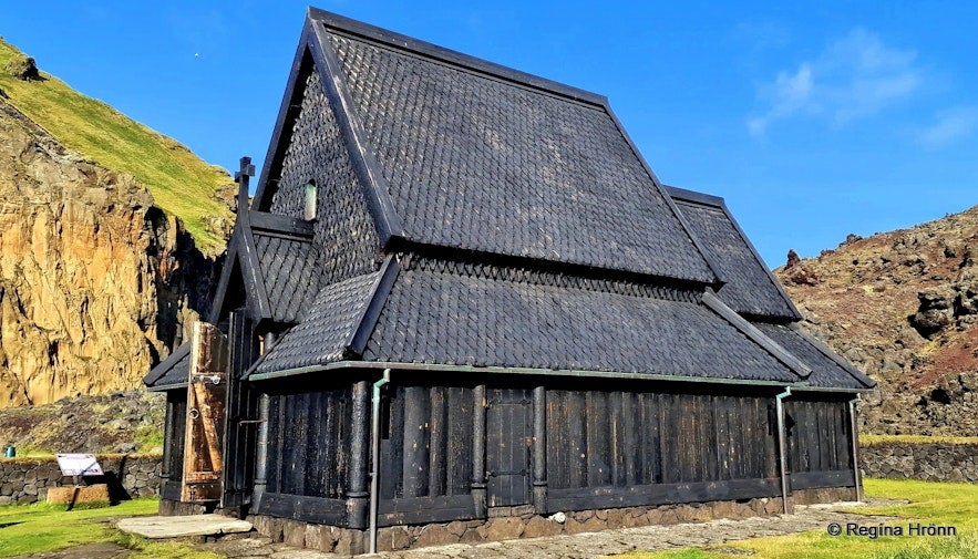 The Stafkirkjan church on Heimaey Island is a testament to Nordic architectural heritage and cultural preservation in Iceland. The Stafkirkjan church on Heimaey Island is a testament to Nordic architectural heritage and cultural preservation in Iceland.