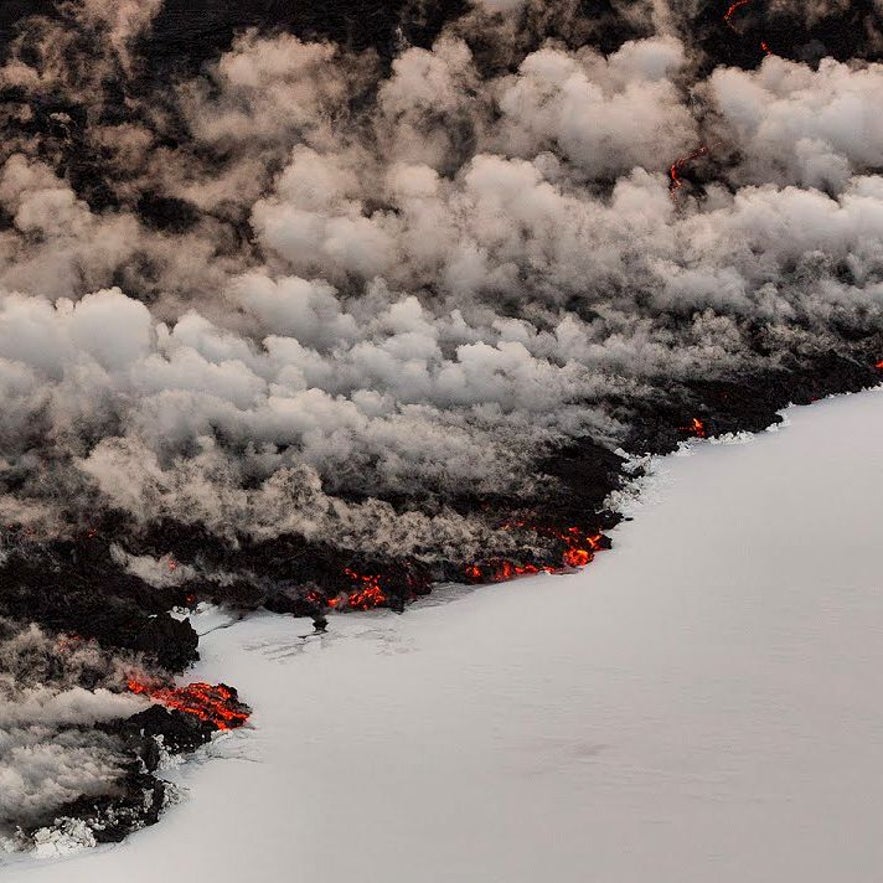 Una erupción volcánica en Bardarbunga, Holuhraun