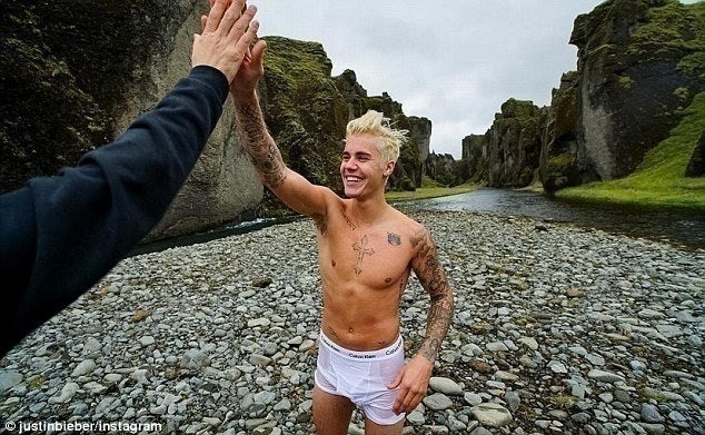 Just Bieber en Islande