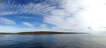 A panorama of the Langanes peninsula.