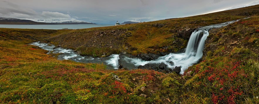 The well known church Saurbær where the famous priest Hallgrímur Pétur served 400 years ago