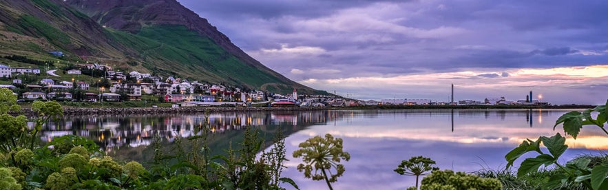 The beautiful Siglufjörður fjord