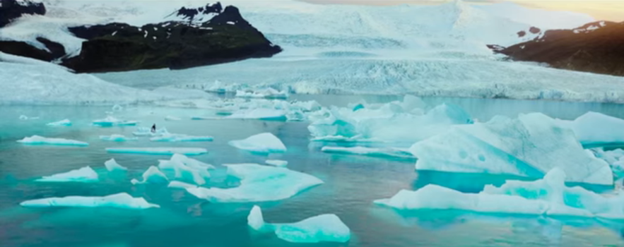 Dilwale ice lagoon in Iceland