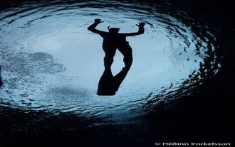 Swim and dive in between the tectonic plates at Silfra!