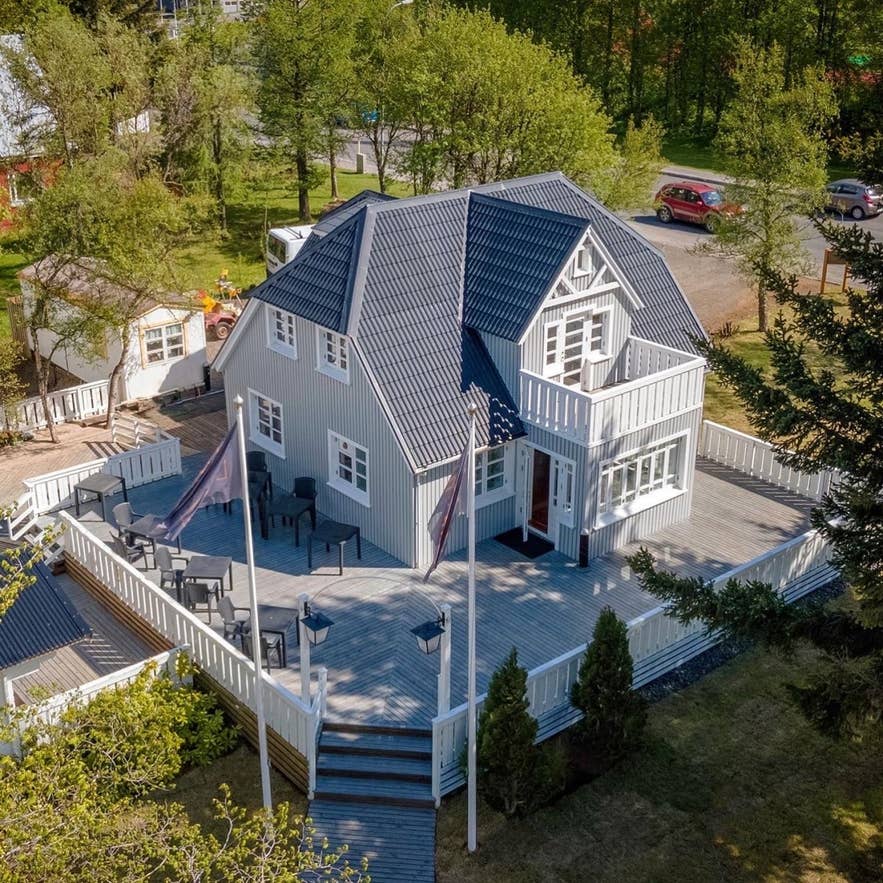 Nielsen Restaurant is located in the oldest house in Egilsstadir.
