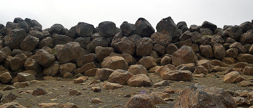 Skessugarður - the Rampart of the two Giantesses in East-Iceland