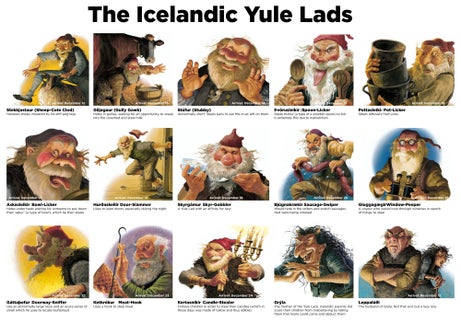 アイスランドのサンタさんは13人！