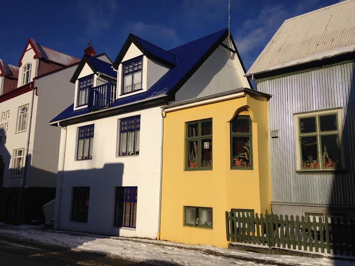 Colourful houses in Reykjavík