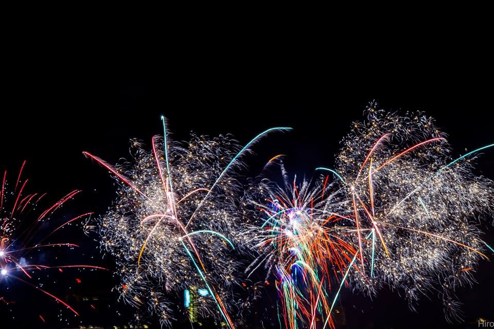 年越し花火はセルフサービス！？