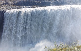 Dettifoss es la cacada más potente de Europa.