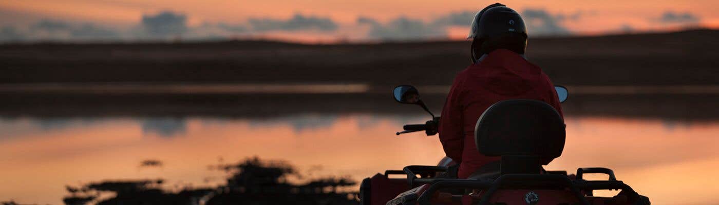 An ATV tour is an exciting way to explore Iceland's rugged landscapes.