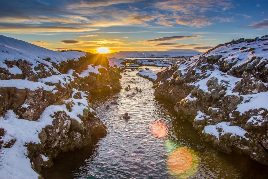 Snorkelen is mogelijk in IJsland in december