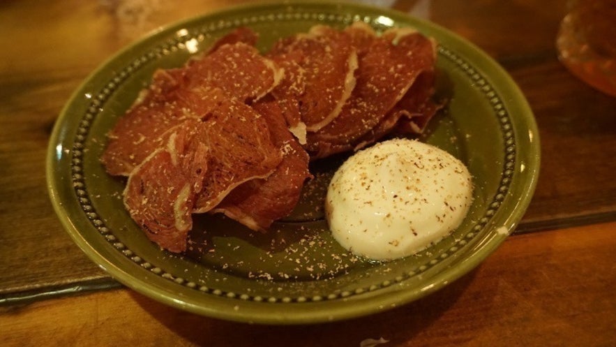 Smoked Icelandic lamb 'Hangikjöt'