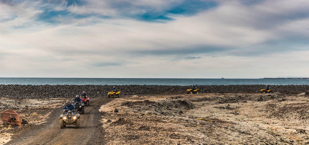 Roaring down the coastline on an ATV is sure to get your heart pounding.