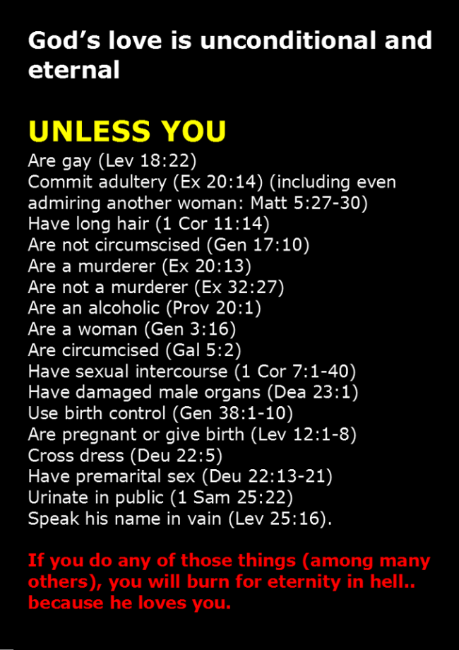 Stuff that the Bible says