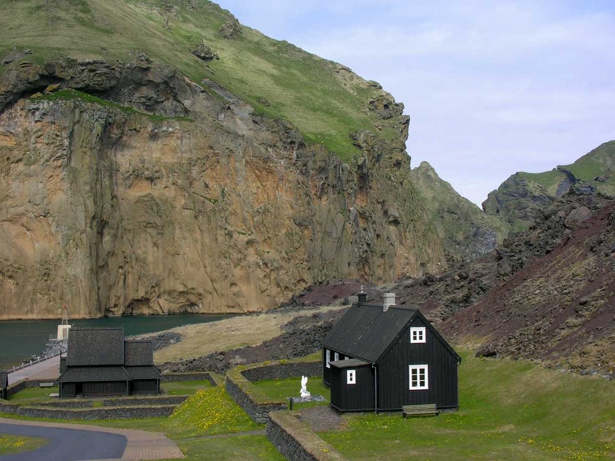 Skansinn fort was built in 1586 upon the Danish King's request.