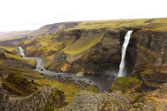 Fly over many of Iceland's majestic waterfalls during this extraordinary helicopter tour.