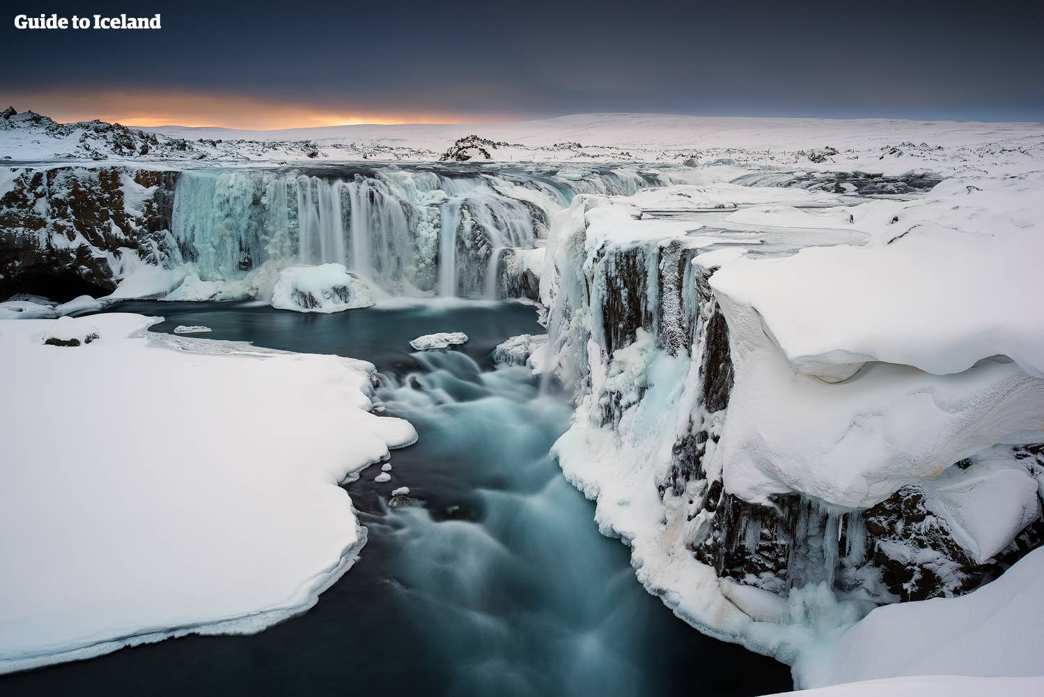 Iceland's frozen winter landscape can resemble a fairytale