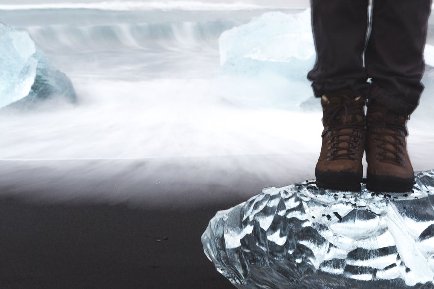 Glacier Lagoon & Diamond Beach - great for adventure photography