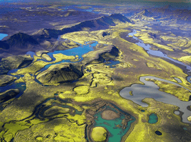 Aerial perspectives do nothing if not prove the majesty of Iceland's landscape.