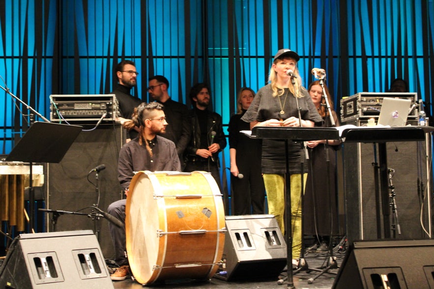 Aequora performing at Harpa Tectonics Festival