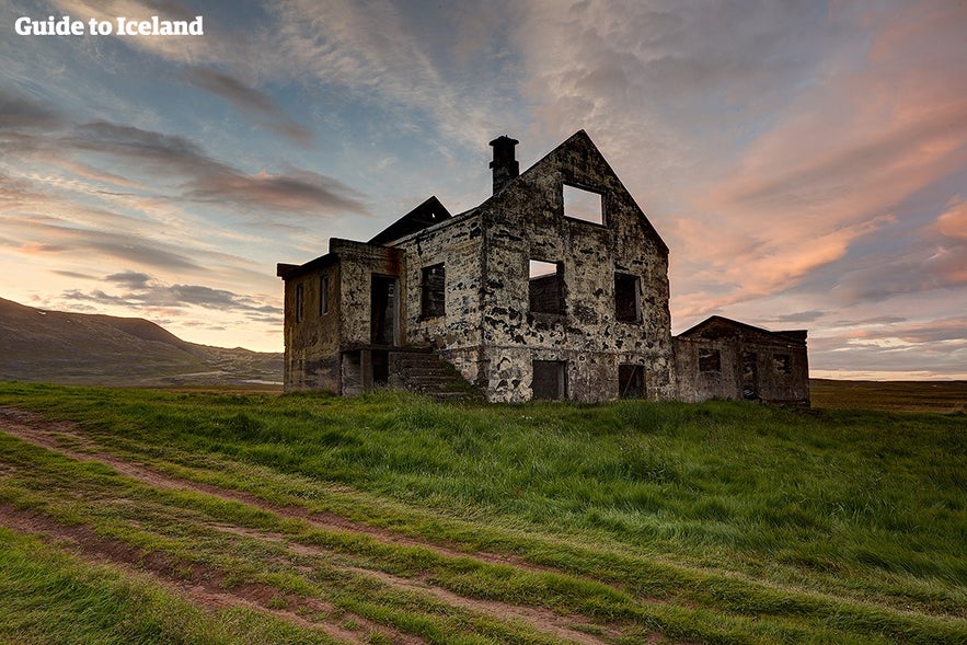 An abandoned farmhouse on the Snæfellsnes Peninsula.