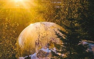 Buubble Hrosshagi oferuje wyjątkowe zakwaterowanie dla tych, którzy chcą obcować z naturą.