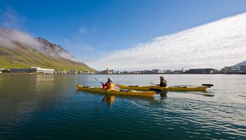 Kajaktocht in de Westfjorden vanuit Isafjordur  