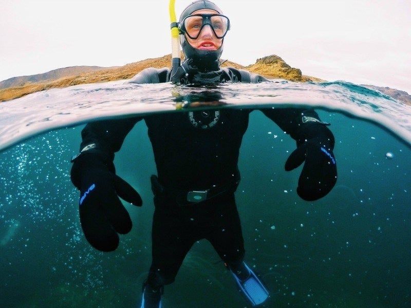 Kleifarvatn Snorkeling in Iceland