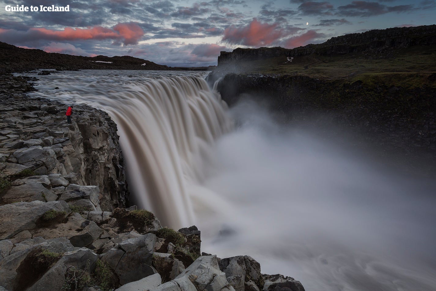 De machtige Dettifoss, de grootste waterval van Europa