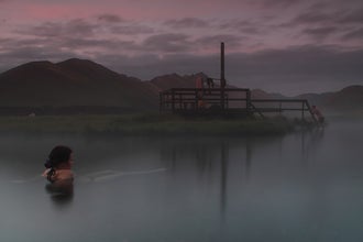 Bathing in Landmannalaugar's warm pools is an essential part of the travel experience.