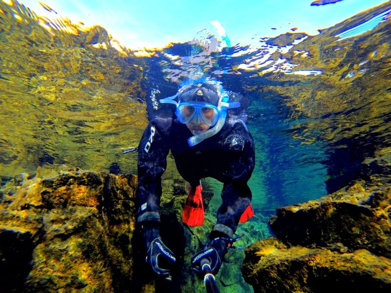 Snorkeling between continents - Silfra fissure