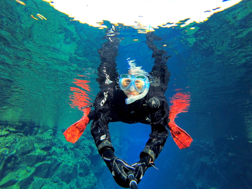 Snorkeling between continents - Silfra fissure