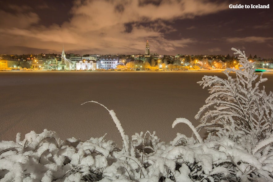 Reykjavik zimą