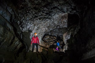 On the ATV & Underworld Lava Caving Trip from Reykjavík you'll visit the stunning Leiðarendi cave.