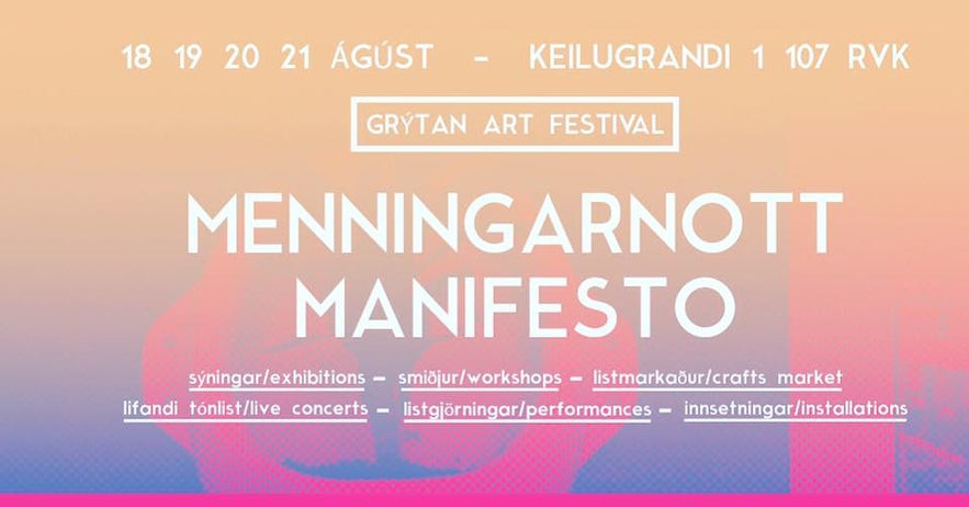 Menningarnótt Manifesto