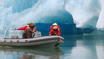 Zodiac Boat Tour of Jokulsarlon Glacier Lagoon
