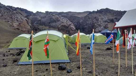 Running in the Fire & Ice Ultra for the CFC research fund