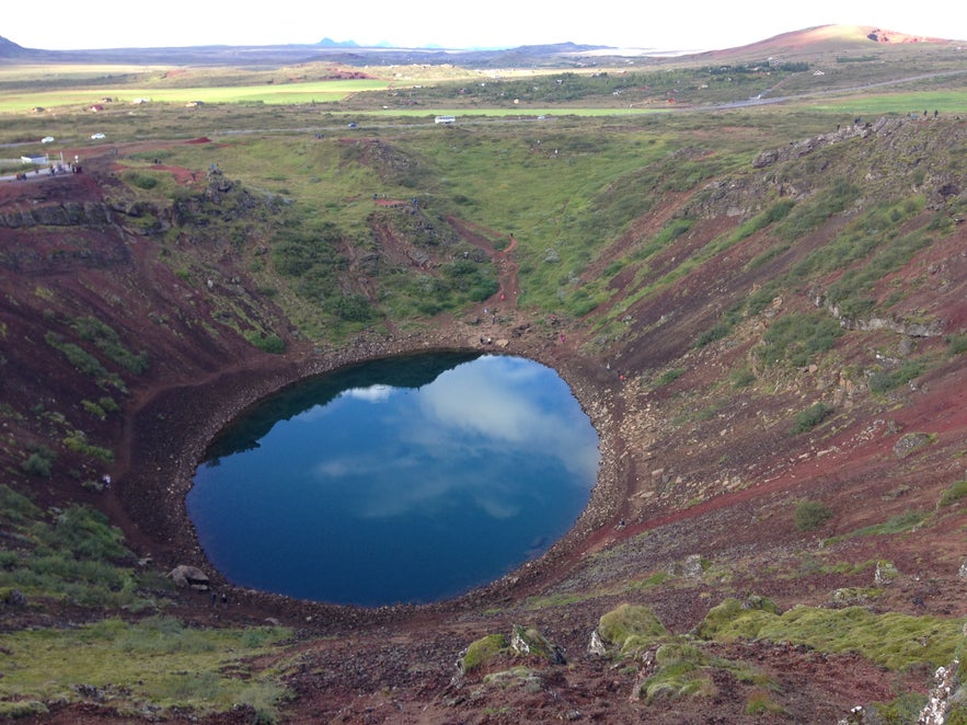 Kerið crater in south Iceland