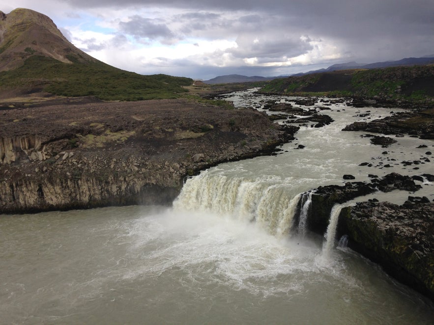 ÃžjÃ³fafoss waterfall in south Iceland