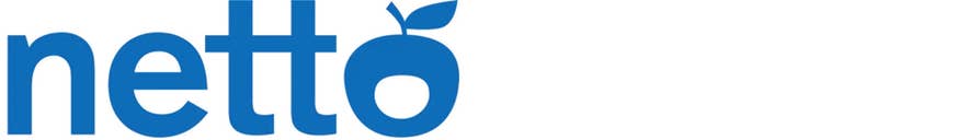 Logo de Netto, uno de los supermercados más conocidos de Islandia, con productos frescos y básicos para viajeros y locales.