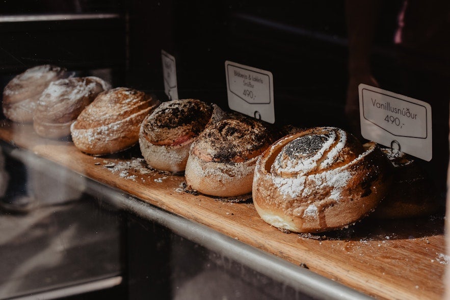 Genieße einen Besuch in der Bäckerei Braud & Co in Island