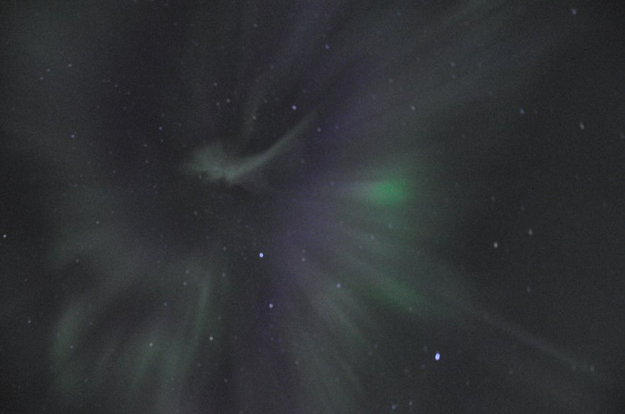 Northern lights in north Iceland